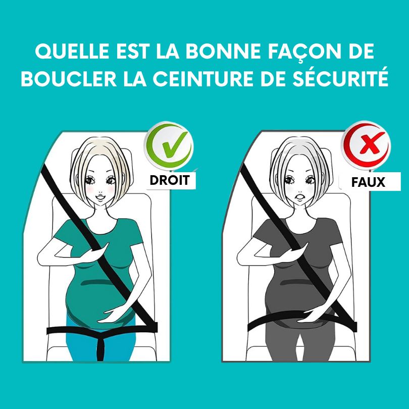 Ceinture de sécurité pour femme enceinte | MomSecure ™️