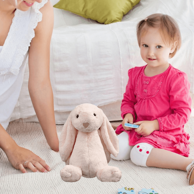 Peluche-Lapin-Rose