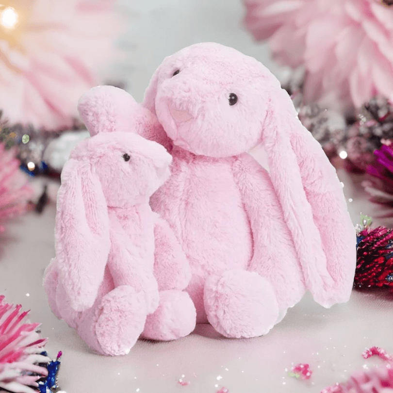 Peluche-lapin-Rose