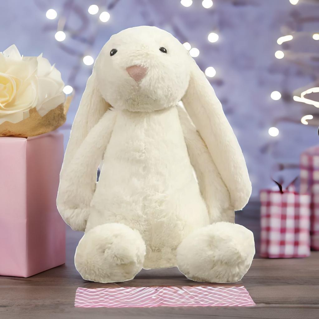 Peluche-lapin-blanc