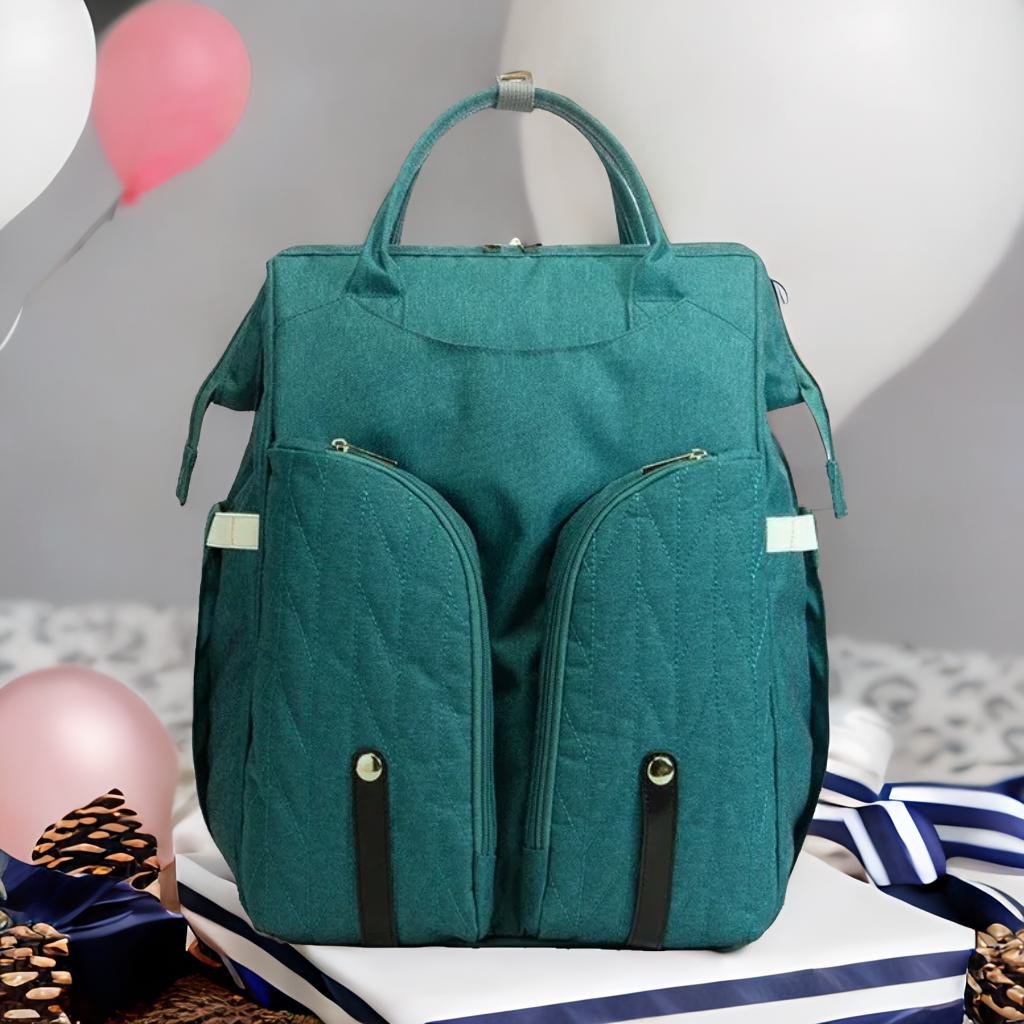 Sac-à-dos-à-langer-vert-turquoise