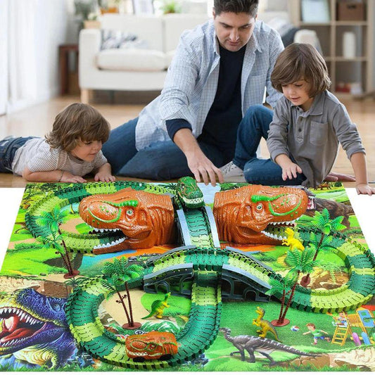 circuit-voiture-dinosaure-enfant