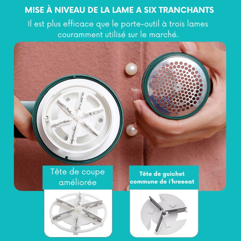 dissolvant de peluche électrique rechargeable | FuzzWipe™️