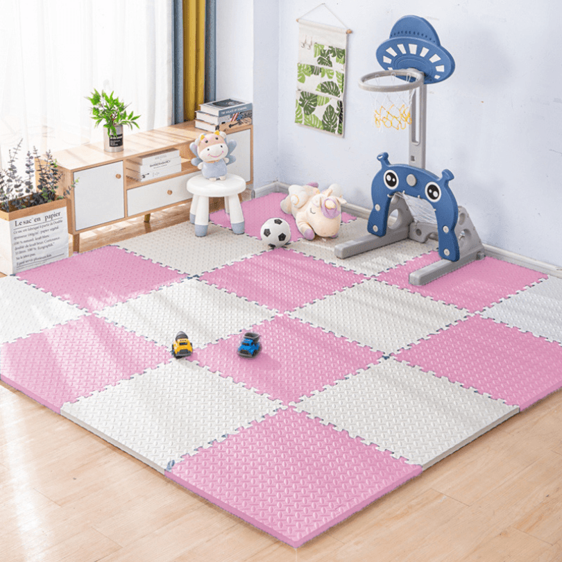 puzzle-de-tapis-Rose-blanc